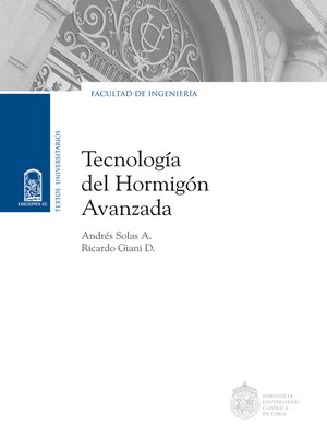 cover image of Tecnología del hormigón avanzada